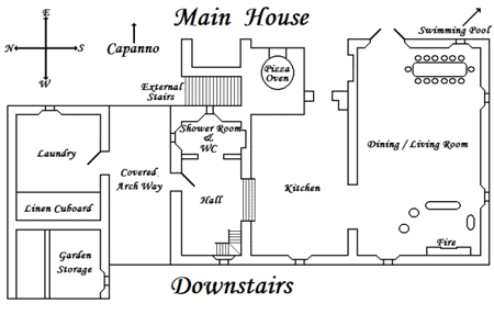 Main House Siteplan Downstairs
